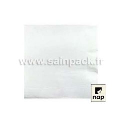 Serviette ouate blanche 33cm