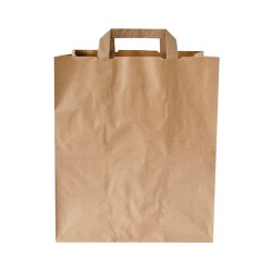 Sac cabas en papier kraft brun